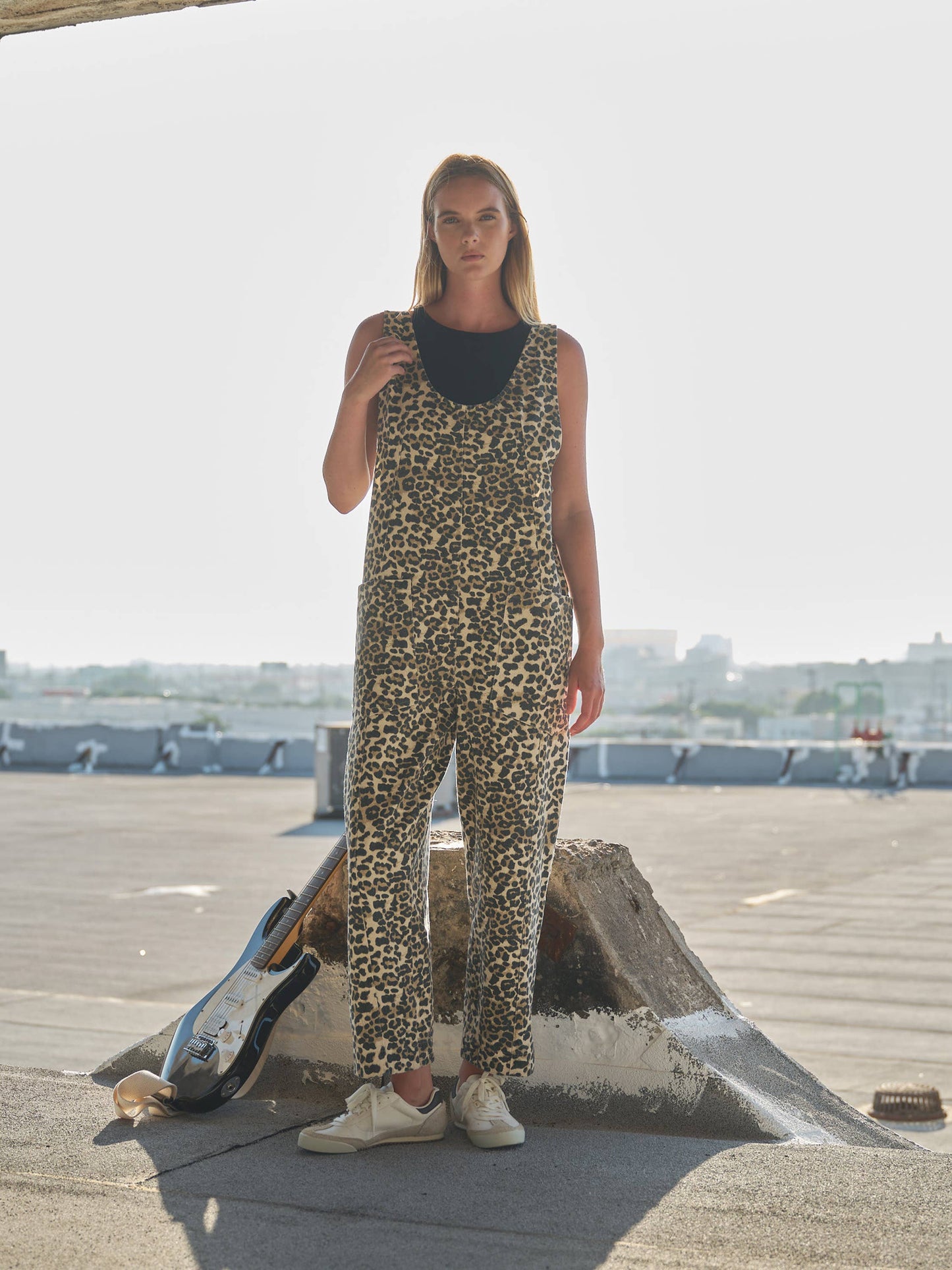 Leopard Print Overall