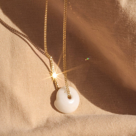 Island Time Necklace: 24k gold vermeil / 20''