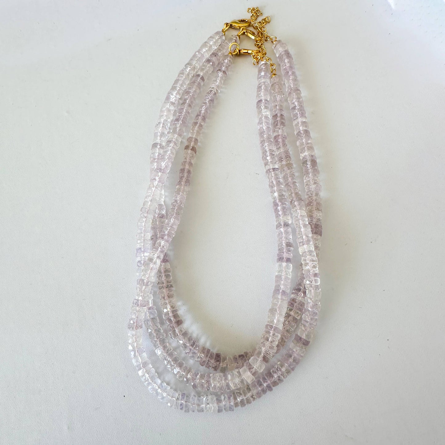 Amethyst Bead Good Luck Necklace