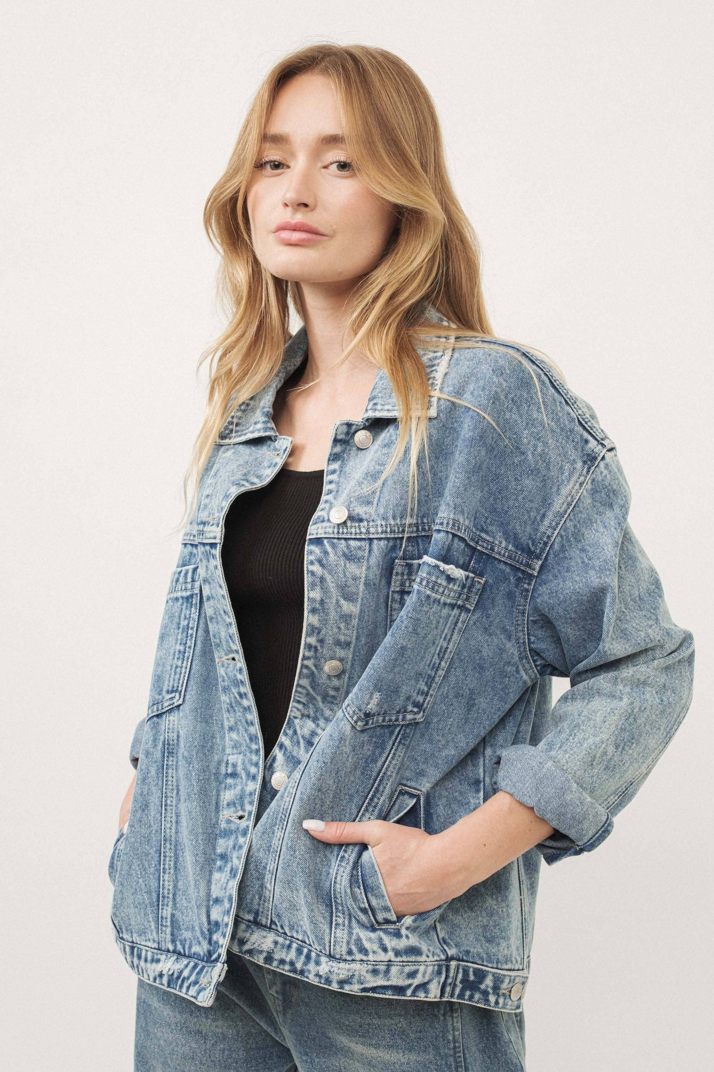 Helena Oversized Denim Jacket