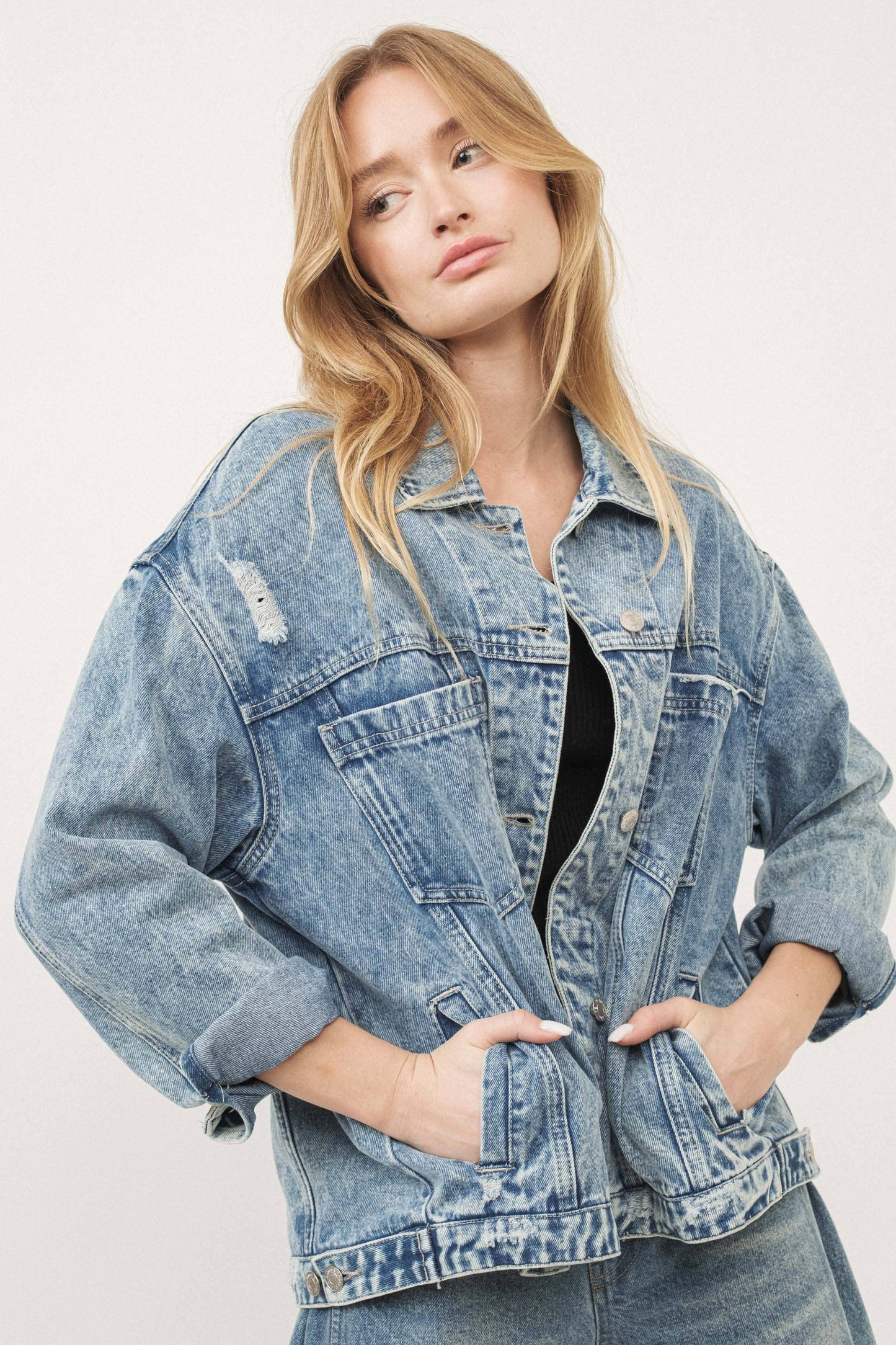 Helena Oversized Denim Jacket