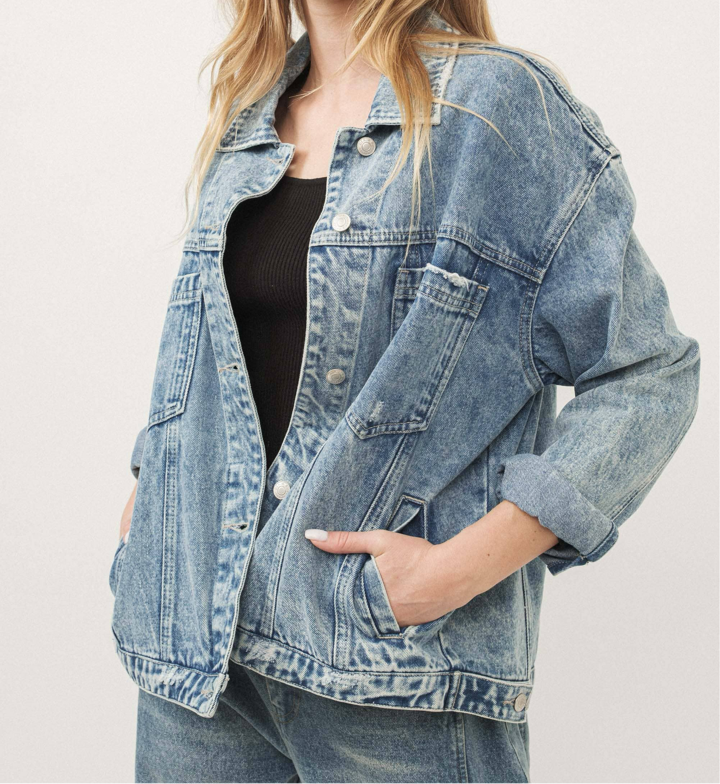 Helena Oversized Denim Jacket