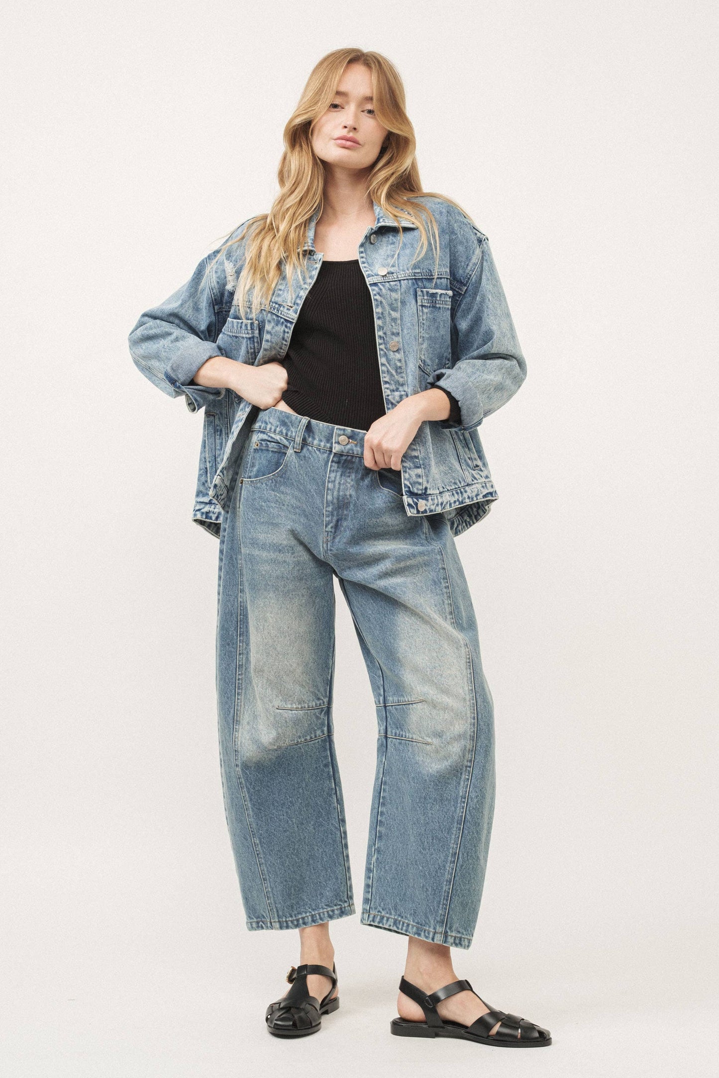 Helena Oversized Denim Jacket