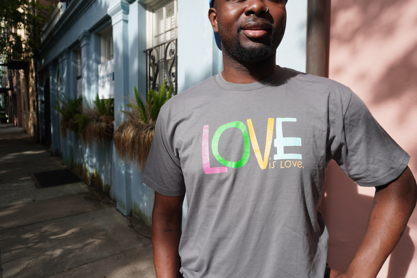 Kiira x The Works Love is Love Grey Tee