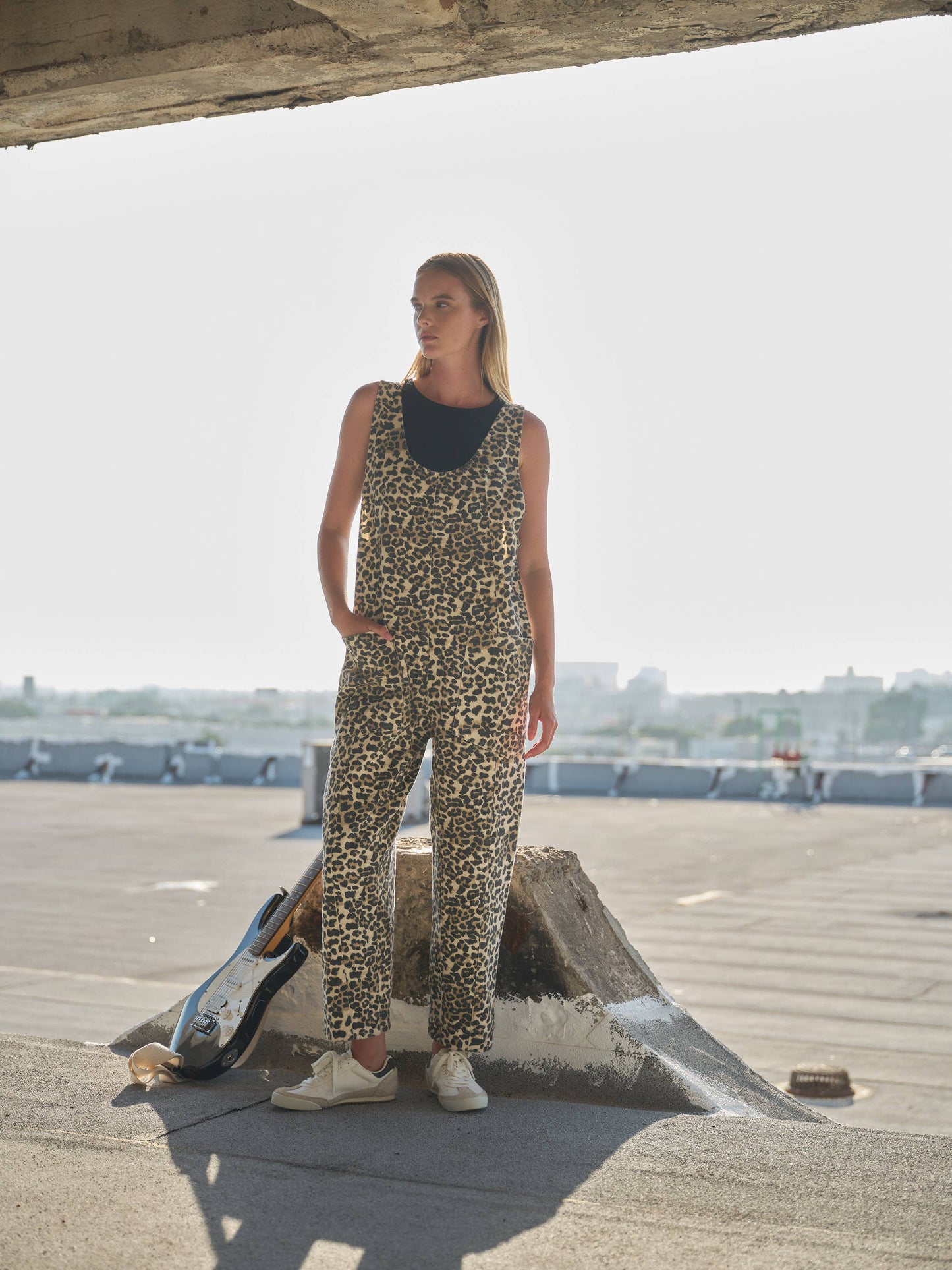 Leopard Print Overall