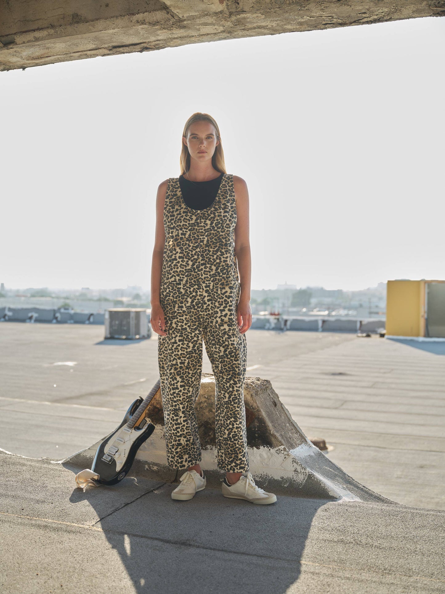 Leopard Print Overall