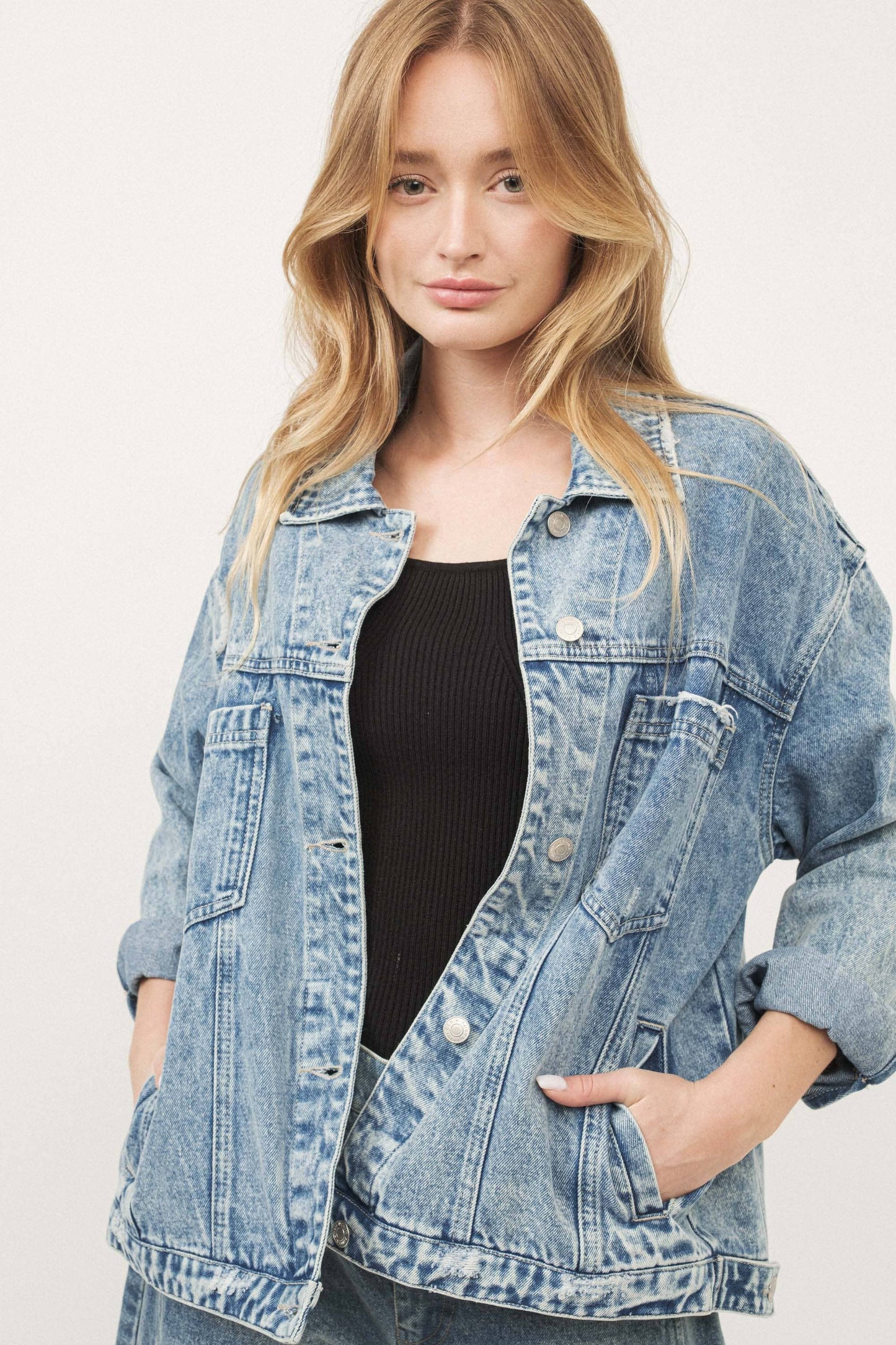 Helena Oversized Denim Jacket