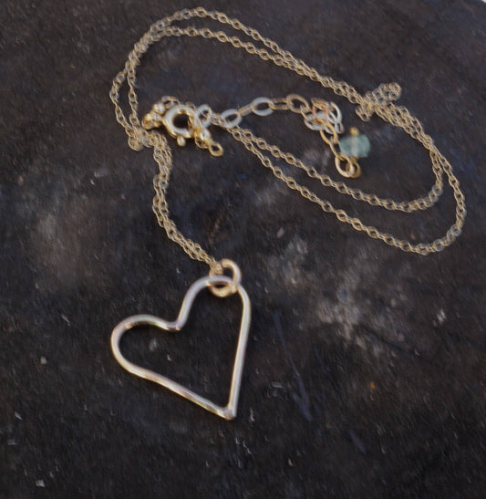 Open Heart Necklace