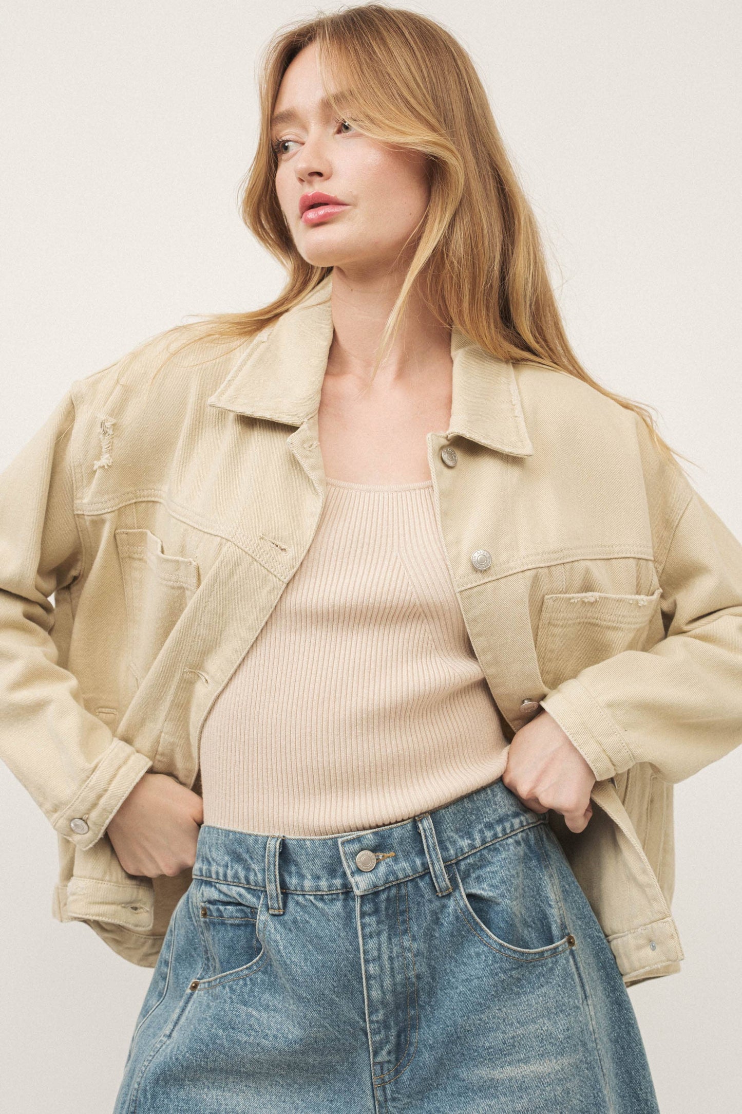 Helena Oversized Denim Jacket