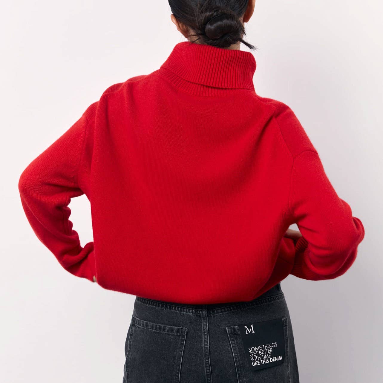 Red Turtleneck Sweater